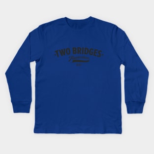 Two Bridges, Manhattan: Urban Exploration Along the East River Kids Long Sleeve T-Shirt